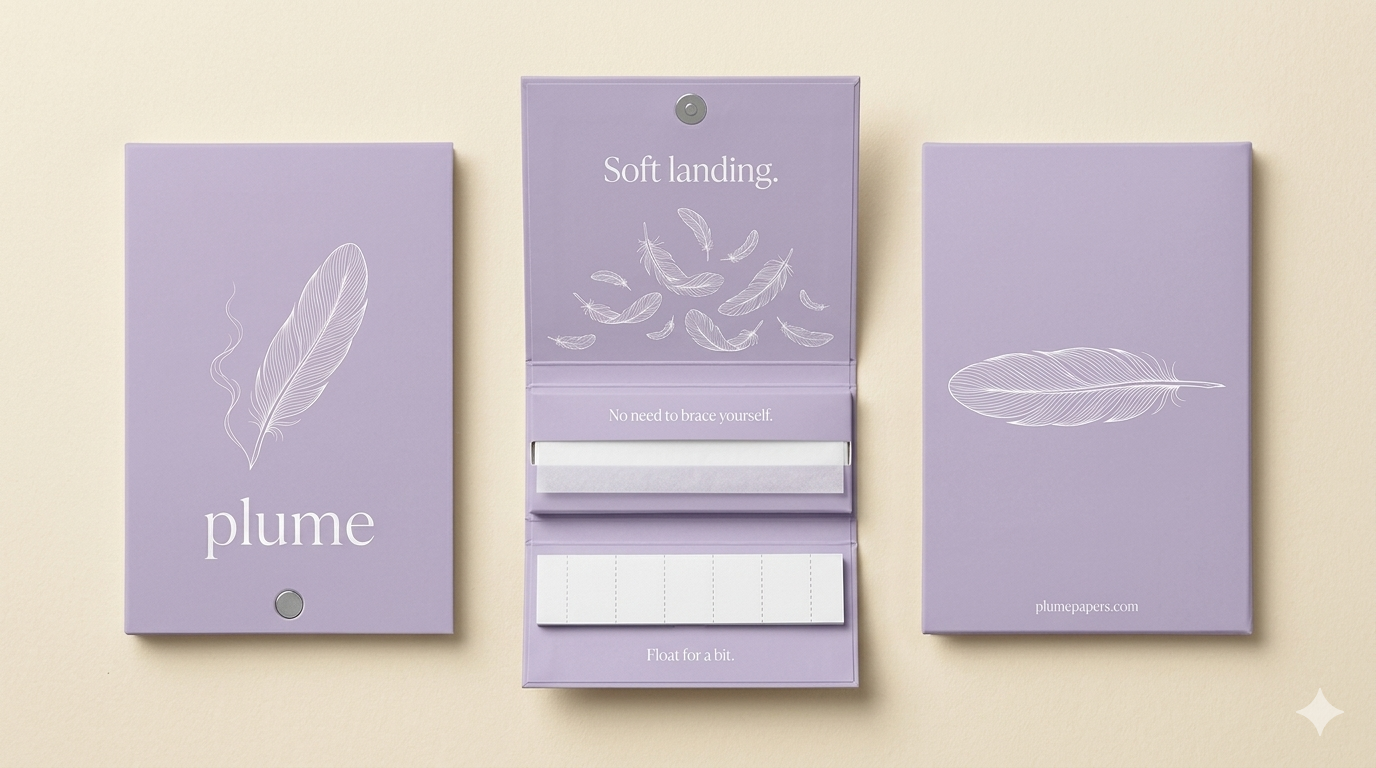 Plume Amethyst rolling papers